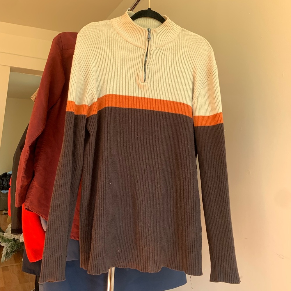 Half zip sweater